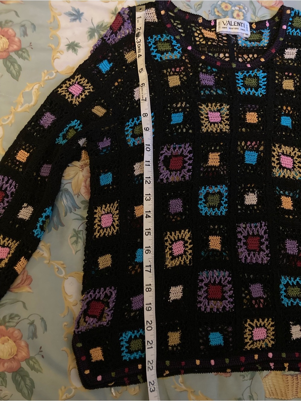 Multicolor Crochet Top - Picture 6 of 8